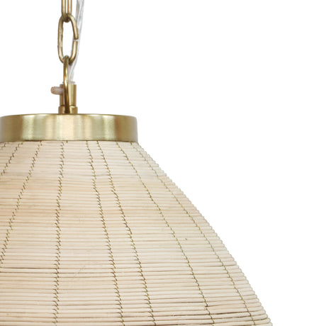 Kelsey Rattan Pendant Lamp by TOV Furniture at Eve Furniture