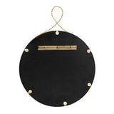 Ravina Braided Brass Round Wall Mirror by TOV Furniture at Eve Furniture