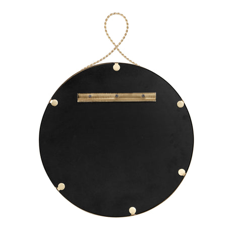 Ravina Braided Brass Round Wall Mirror by TOV Furniture at Eve Furniture