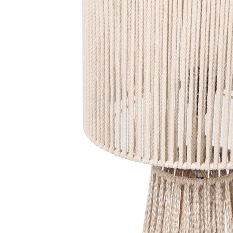 Beam Cream Natural Jute Floor Lamp by TOV Furniture at Eve Furniture