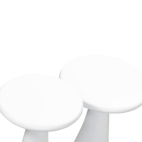 Gianna Concrete Accent Tables - Set of 2 by TOV Furniture at Eve Furniture