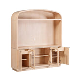 Marlow Wood Entertainment Center by TOV Furniture at Eve Furniture