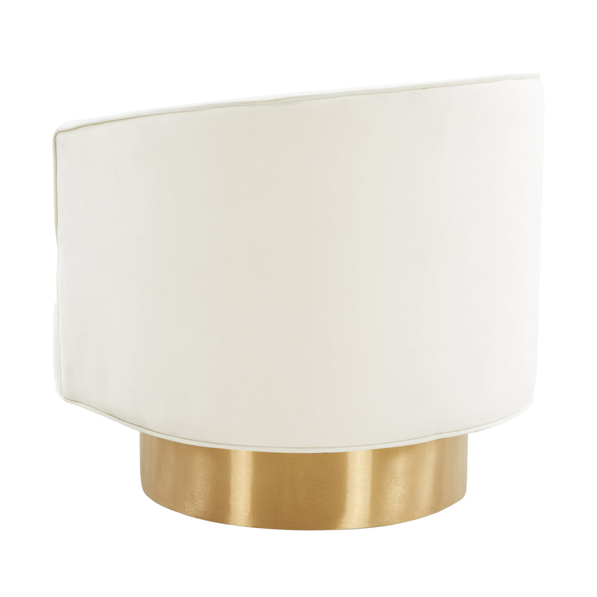 Stella Cream Velvet Swivel Chair by Inspire Me! Home Decor by TOV Furniture at Eve Furniture