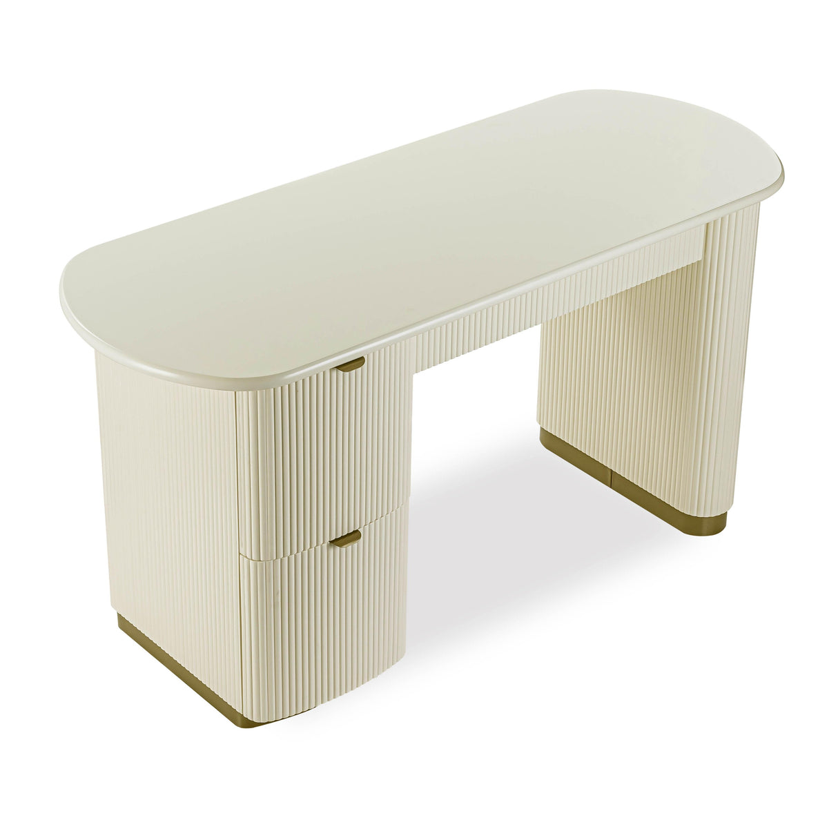 Francesca 3-Drawer Desk by TOV Furniture at Eve Furniture