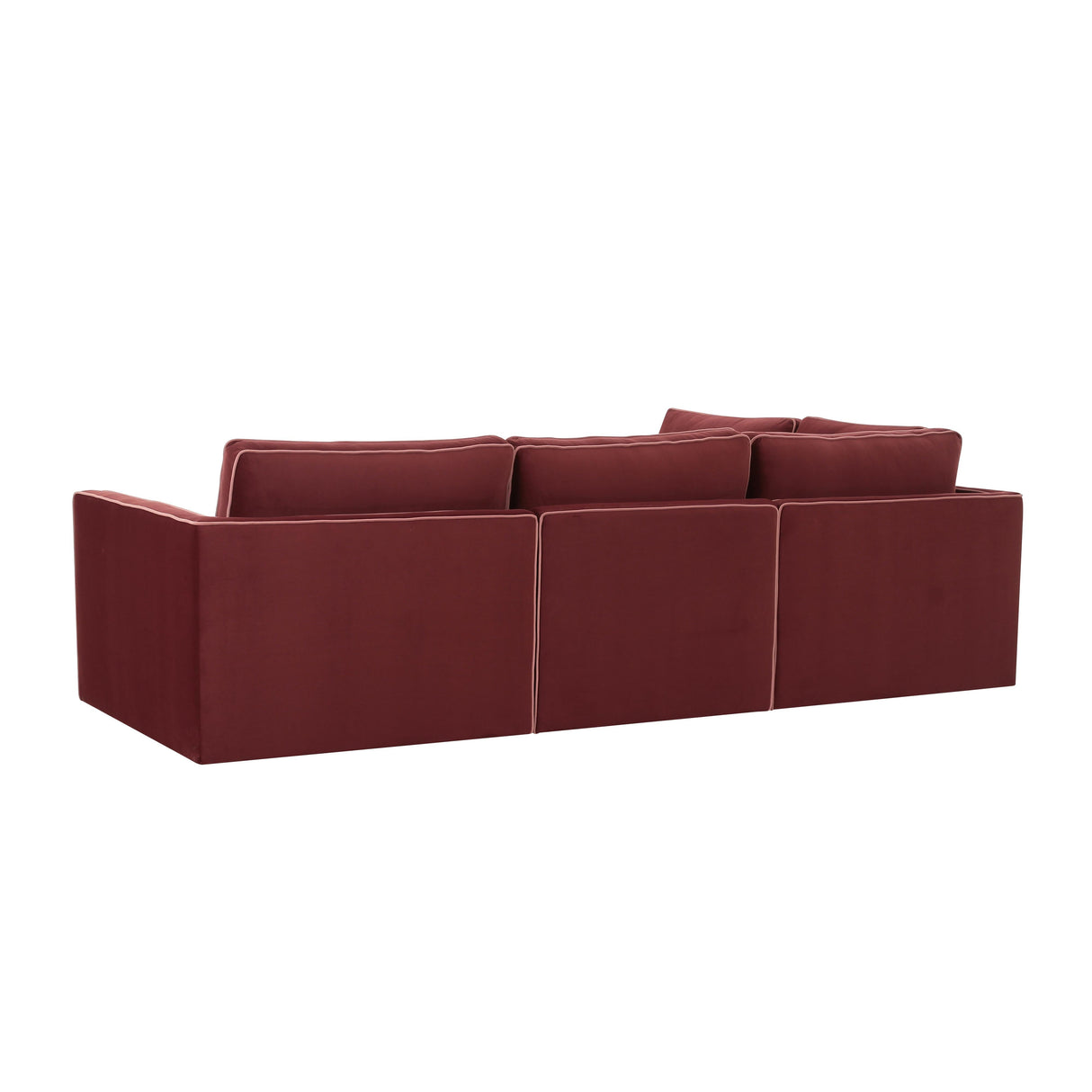 Willow Velvet Modular Left Arm Facing (LAF) Sectional by TOV Furniture at Eve Furniture