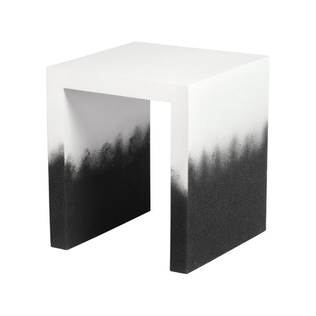 Matra Black and White End Table by TOV Furniture at Eve Furniture
