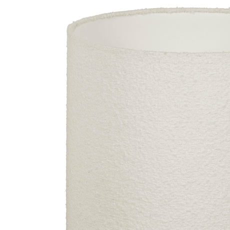 Grava Boucle & Hammered Bronze Metal Floor Lamp by TOV Furniture at Eve Furniture