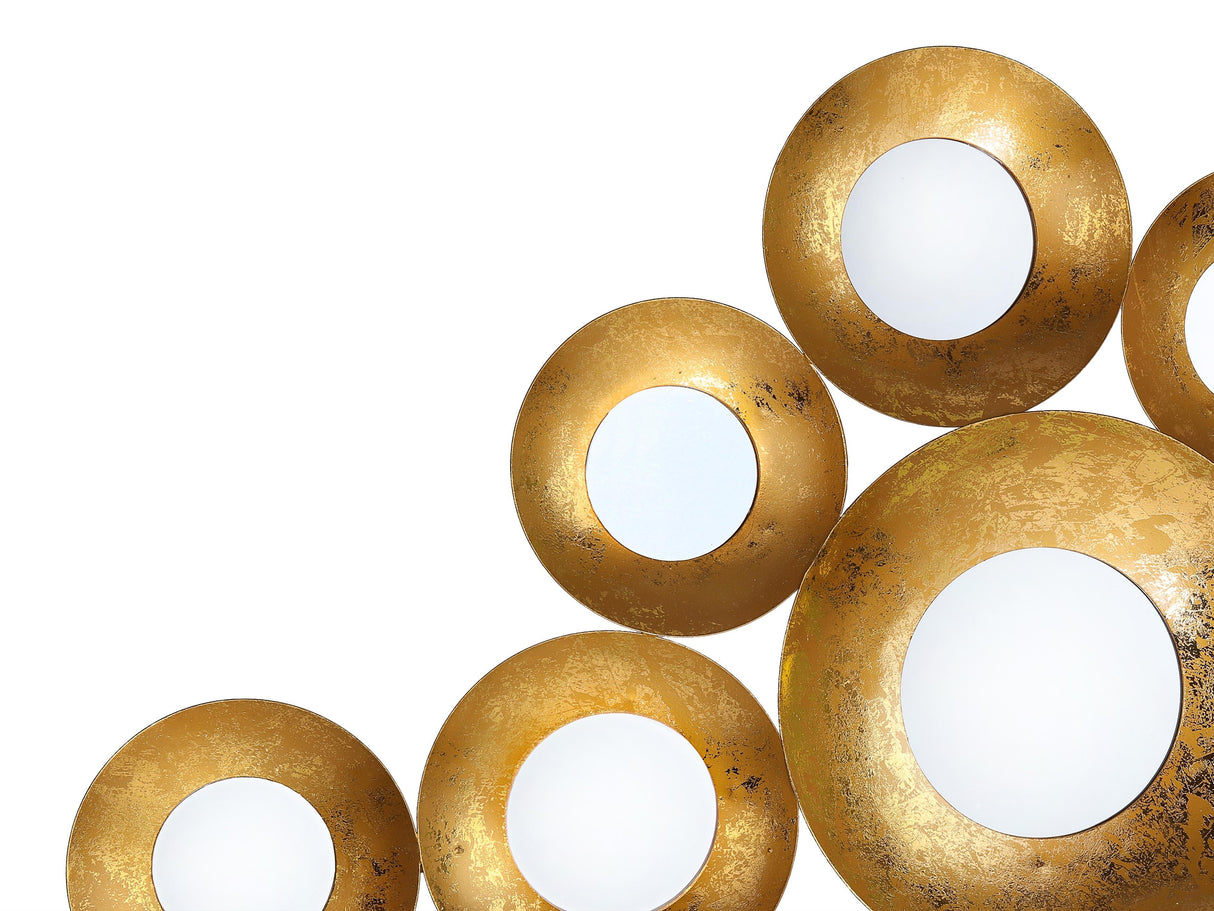 Vivid Gold Mirror by TOV Furniture at Eve Furniture