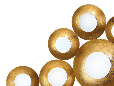 Vivid Gold Mirror by TOV Furniture at Eve Furniture