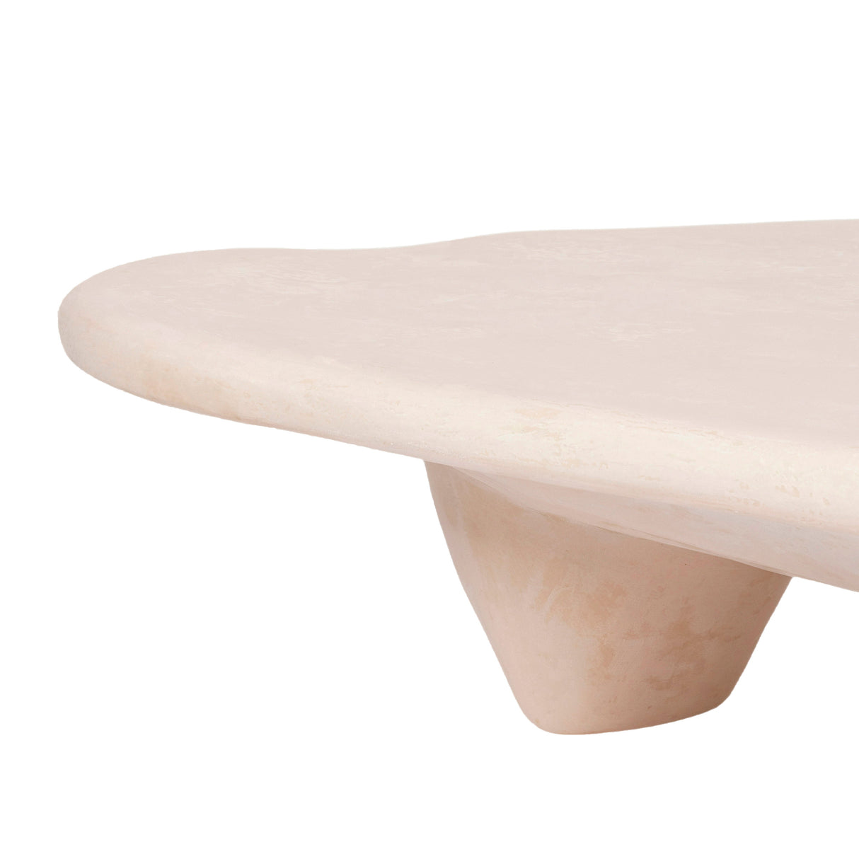 Athen Nude Faux Stone Coffee Table by TOV Furniture at Eve Furniture