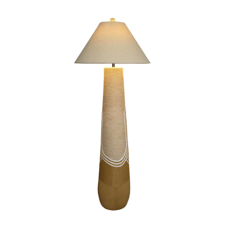 Harlee Natural Woven Floor Lamp by TOV Furniture at Eve Furniture