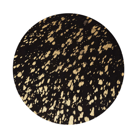 Gold Goathide Side Table by TOV Furniture at Eve Furniture