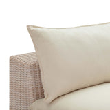 Cali Natural Wicker Outdoor Armless Chair by TOV Furniture at Eve Furniture