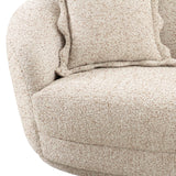 Marion Two-Tone Textured Boucle 4 Person Sectional by TOV Furniture at Eve Furniture