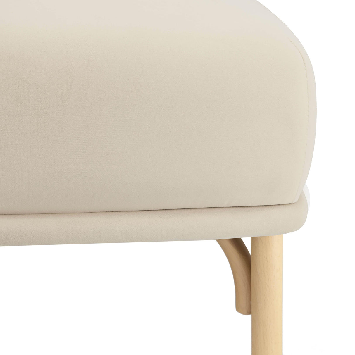 Desiree Velvet Ottoman by TOV Furniture at Eve Furniture