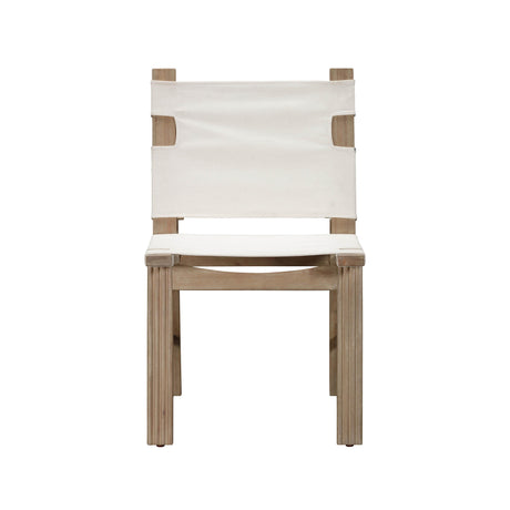 Cassie Cream Outdoor Dining Chair - Set of 2 by TOV Furniture at Eve Furniture