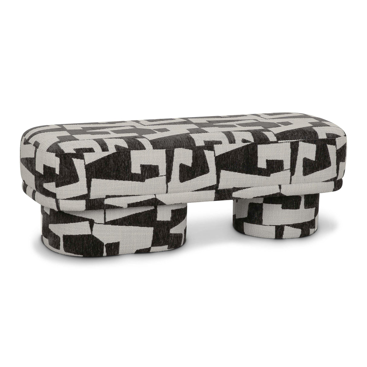 Lena Jacquard Bench by TOV Furniture at Eve Furniture