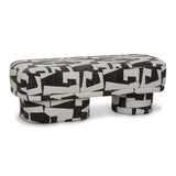 Lena Jacquard Bench by TOV Furniture at Eve Furniture