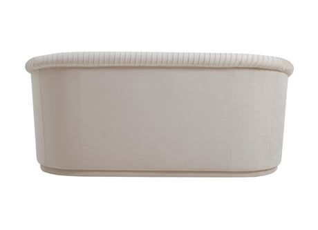 Yara Pleated Velvet Loveseat by Inspire Me! Home Decor by TOV Furniture at Eve Furniture