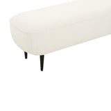 Denise Cream Boucle Bench by TOV Furniture at Eve Furniture