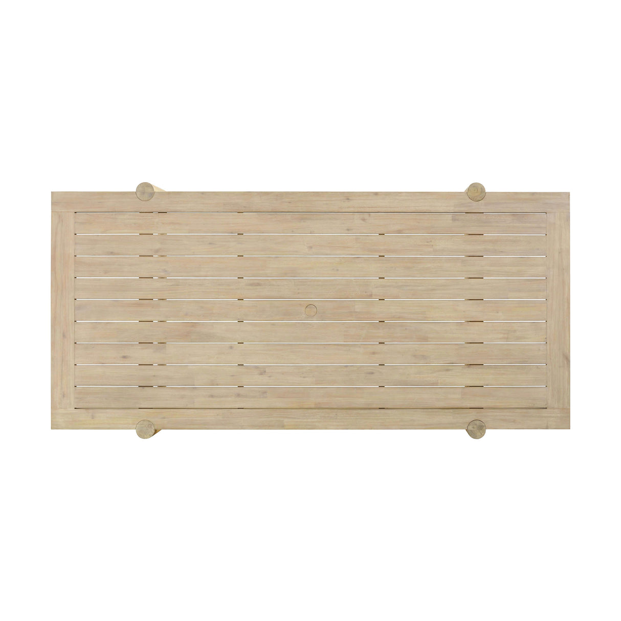 Gata Light Teak Outdoor 87" Rectangular Dining Table by TOV Furniture at Eve Furniture