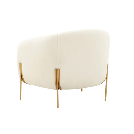 Kandra Cream Shearling Accent Chair by Inspire Me! Home Decor by TOV Furniture at Eve Furniture