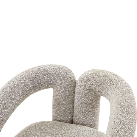 Jenn Speckled Boucle Accent Chair by TOV Furniture at Eve Furniture