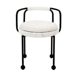 Pansy Cream Outdoor Dining Chair by TOV Furniture at Eve Furniture