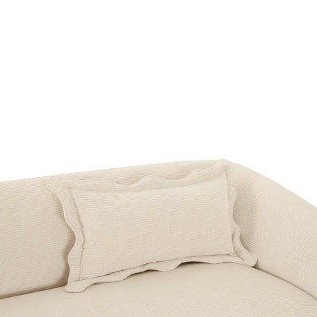 Lou Sandstone Textured Fabric Sofa by TOV Furniture at Eve Furniture
