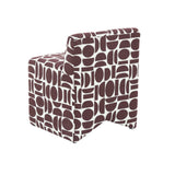 Pippa Geometric Jacquard Weave Stool by TOV Furniture at Eve Furniture