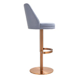 Maven Performance Vegan Leather Adjustable Swivel Stool by TOV Furniture at Eve Furniture