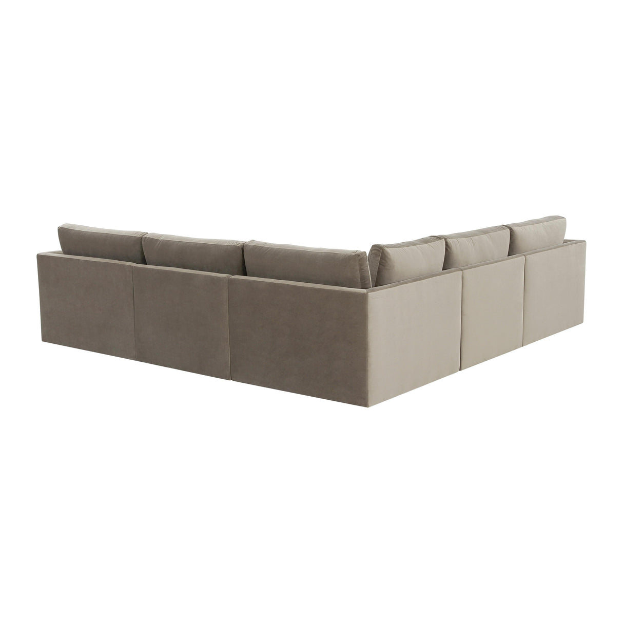 Willow Velvet Modular 5-Piece L Sectional by TOV Furniture at Eve Furniture