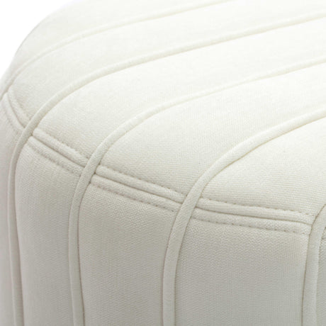 Pouch Chenille Ottoman by TOV Furniture at Eve Furniture