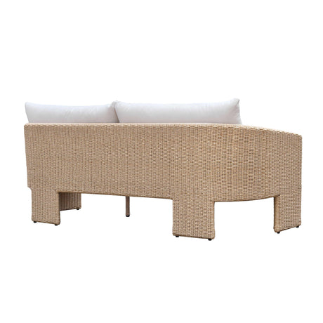 Alexa Rattan Performance Fabric Outdoor Sofa by TOV Furniture at Eve Furniture