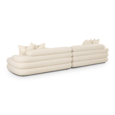 Lulu Cream Boucle Modular Sofa by TOV Furniture at Eve Furniture