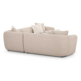 Sylvie Cream Boucle 3-Piece Sectional by TOV Furniture at Eve Furniture