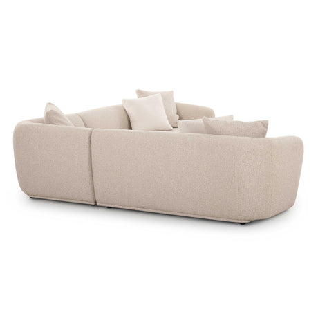 Sylvie Cream Boucle 3-Piece Sectional by TOV Furniture at Eve Furniture