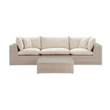 Cali Natural Wicker Outdoor Modular Sofa by TOV Furniture at Eve Furniture