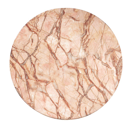 Rue Marble Indoor / Outdoor Round Side Table by TOV Furniture at Eve Furniture