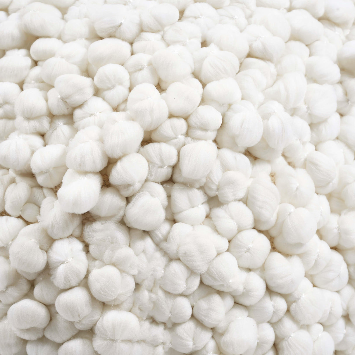 Cathy Cream Woven Pouf by TOV Furniture at Eve Furniture