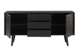 Valentina Black Acacia 59" Buffet by TOV Furniture at Eve Furniture