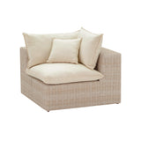 Cali Natural Wicker Outdoor Corner Chair by TOV Furniture at Eve Furniture