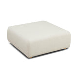 Hangover Heavy Textured Fabric Ottoman by TOV Furniture at Eve Furniture