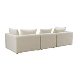 Hangover Cream Performance Linen Sofa by TOV Furniture at Eve Furniture
