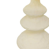 Cream Cotton Mache Table Lamp by TOV Furniture at Eve Furniture