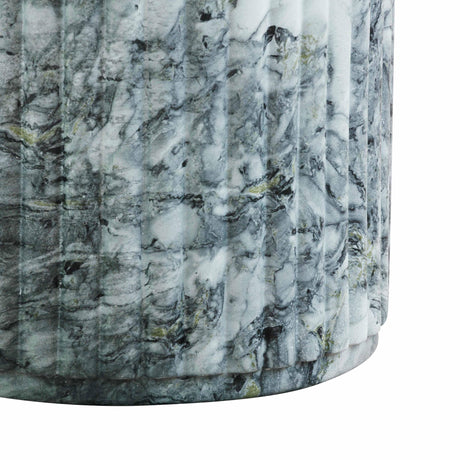 Serafina Marble Pattern Concrete Indoor / Outdoor Side Table by TOV Furniture at Eve Furniture