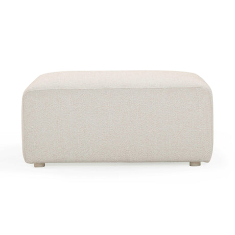 Hangover Cream Outdoor Ottoman by TOV Furniture at Eve Furniture