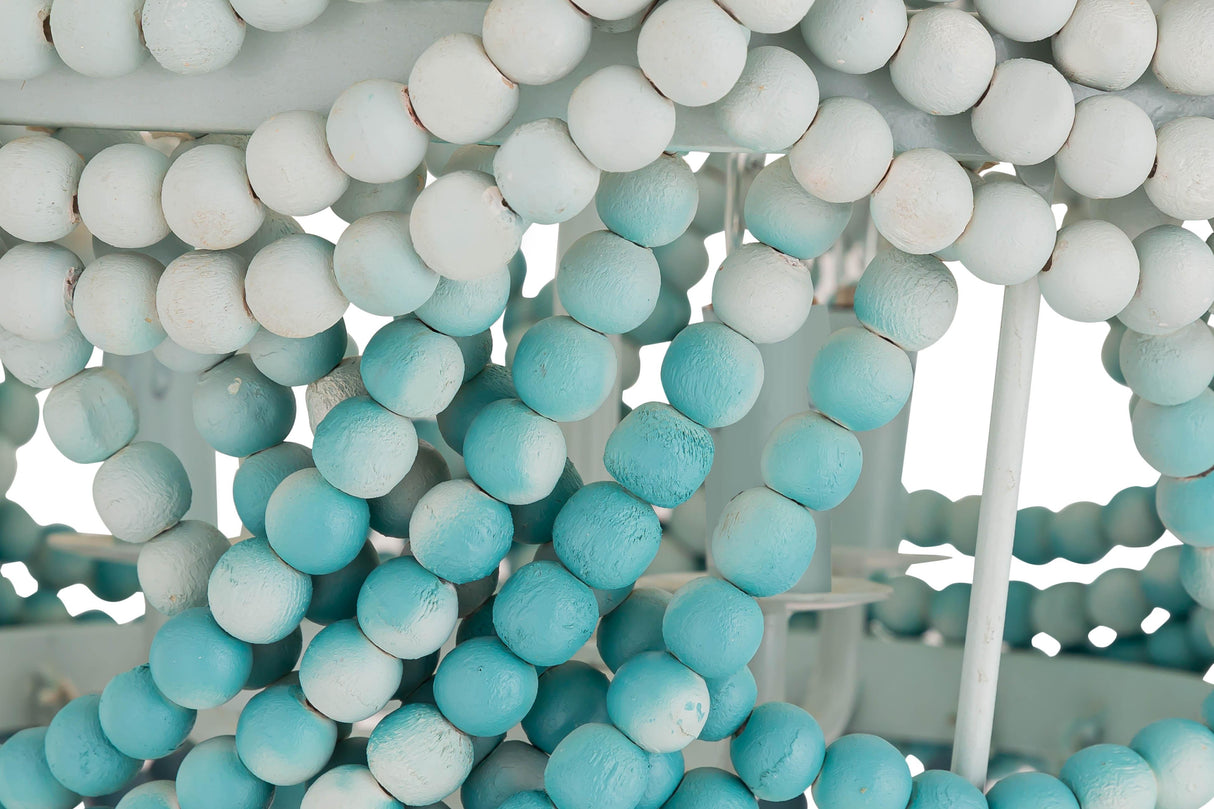 Jade Beaded Chandelier by TOV Furniture at Eve Furniture