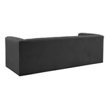 Norah Black Velvet Sofa by TOV Furniture at Eve Furniture
