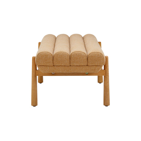 Julianna Sunflower Yellow Heavy Linen Bench by TOV Furniture at Eve Furniture